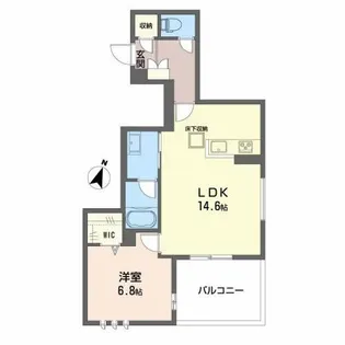 グラナート【1階】の間取り