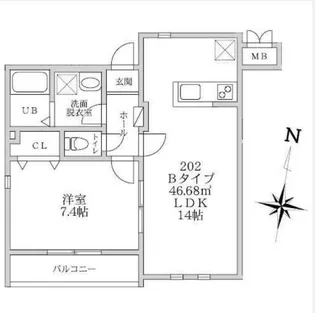 コピーヌ【2階】の間取り