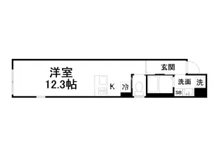 アイリス清水五条【5階】の間取り