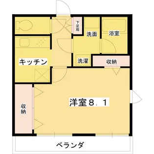 ラパン【2階】の間取り