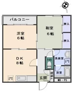 サンガーデン-三鷹市中原1丁目-【1階】の間取り