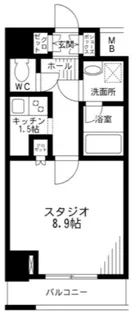 レジディア九段下【3階】の間取り