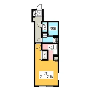ルミナスパレス千代田【1階】の間取り