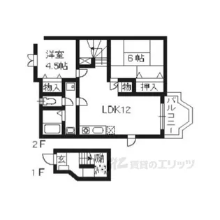 ジュネス瀬田A【2階】の間取り
