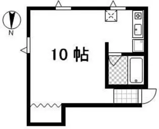 コーポアロフィI【2階】の間取り