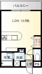 京町キングダム【2階】の間取り