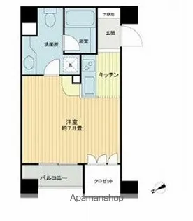 エンゼルピュア高輪【4階】の間取り
