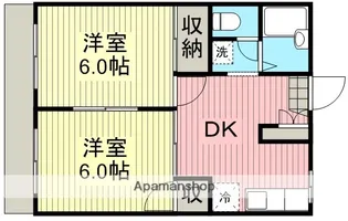 フォーブルかたばみA【1階】の間取り