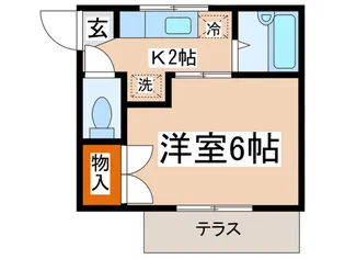 ハイムモナリザ【1階】の間取り