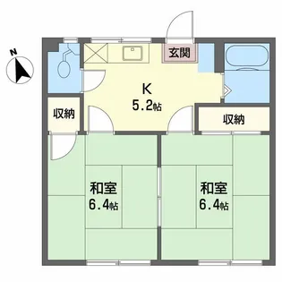 フォーブルインター【1階】の間取り