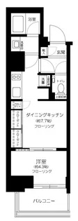 パークリュクス中野【8階】の間取り