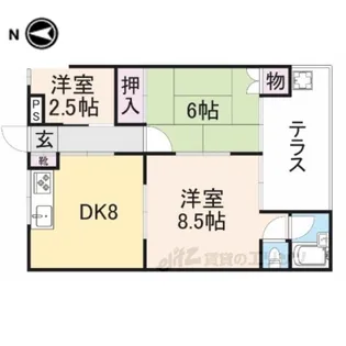 ルネ真菅【1階】の間取り