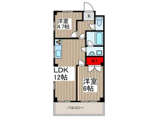 ブランメゾン美松【2階】の間取り