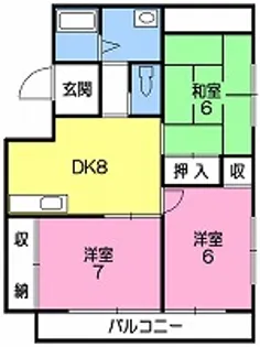 アネックス【4階】の間取り