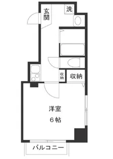アーバンライフ大井町【4階】の間取り