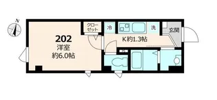 TRM本郷真砂【2階】の間取り
