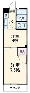 サンハイツコーボー【3階】の間取り