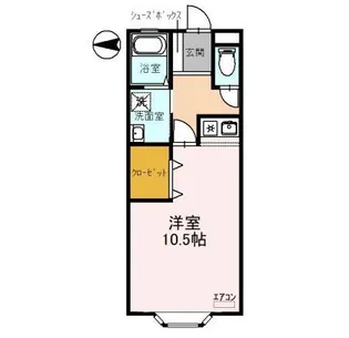 プラザ・ヒルトップ【3階】の間取り