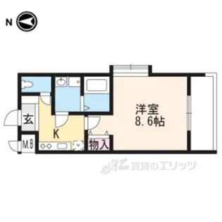 メゾン・エイムウエスト【2階】の間取り