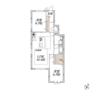 MAISON HAGIWARA【1階】の間取り
