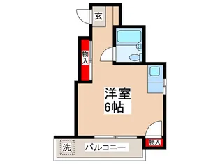 コーポ滝の川【4階】の間取り