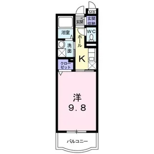 ベル・ソレイユ【1階】の間取り