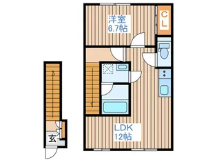 すまいる41番館【2階】の間取り