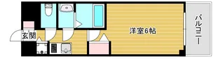 プレサンス四天王寺前夕陽ヶ丘 凛宮【8階】の間取り