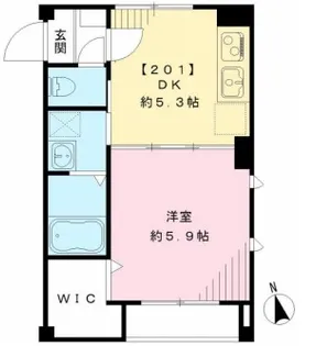 Emyu エミュー【2階】の間取り