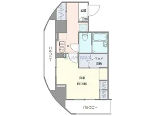 アルファスクエア大通【11階】の間取り