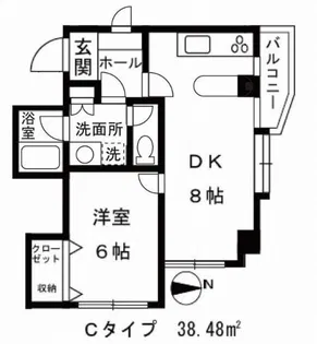 グレンピーク国領【3階】の間取り