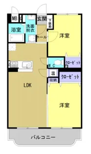 グランフォレスト【1階】の間取り