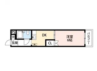 イルフィオーレ板橋【1階】の間取り