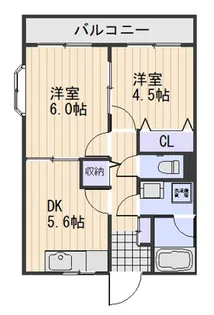 メゾン福泉【2階】の間取り