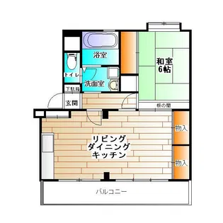 コート保土ヶ谷A棟【2階】の間取り