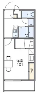楚辺【2階】の間取り