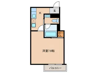 ジュブリーユ京橋【1階】の間取り