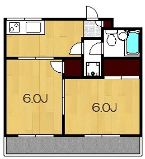 ジュネス康陽【3階】の間取り