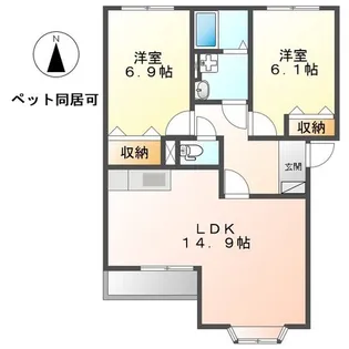 ガーディアン【2階】の間取り