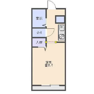 プレジール川ノ上B【2階】の間取り