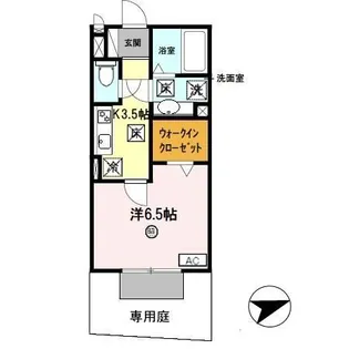 ベアーレ ディモーラ【1階】の間取り