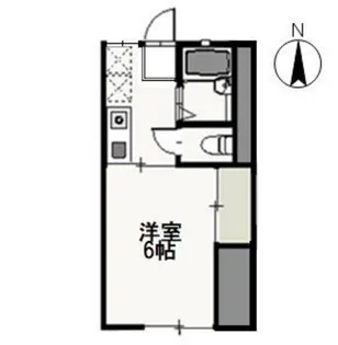 ディナ東岡山【1階】の間取り