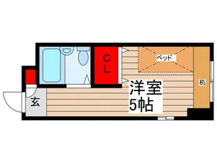 ドミトリ市川【3階】の間取り