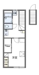 レオパレス眺望【2階】の間取り