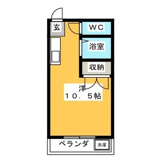 コーポリバティ【3階】の間取り