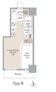 東京都台東区浅草橋3【マンション】の間取り