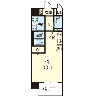 CROIREII【5階】の間取り