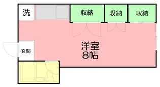 サンハイツ【2階】の間取り