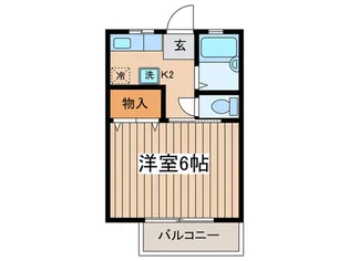 ハイツシマ【1階】の間取り