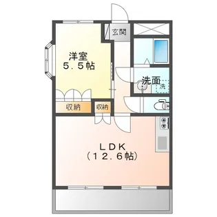 エスポワール【1階】の間取り